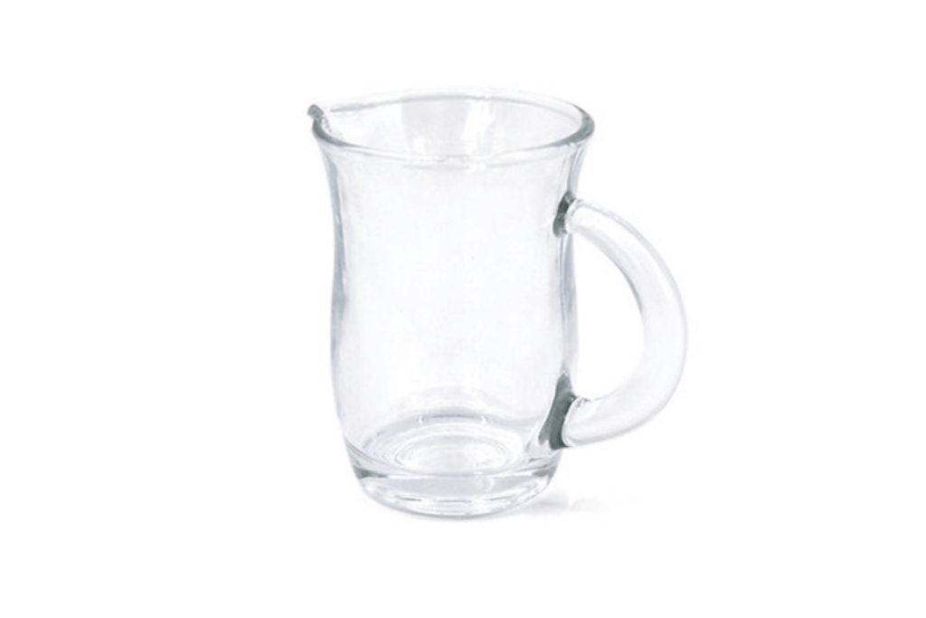 Small durable glass pitcher for kids, children, toddlers, Montessori practical life activities, water pouring, pouring activities, Toronto, Canada