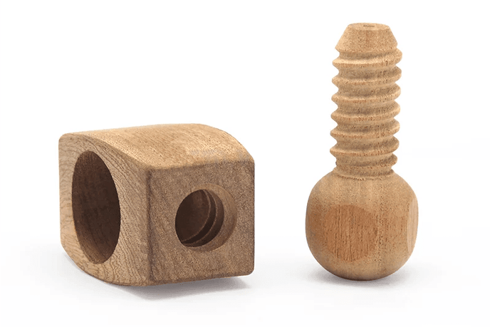 Wooden Screw Activity - The Montessori Room, Montessori materials, Montessori tools, Montessori toys, Montessori shelf work, screw activity, fine motor toys, Toronto, Ontario, Canada