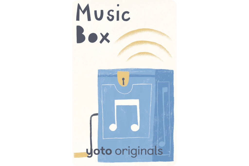 Yoto Card: Sleepy Songs Pack (4 cards), Music Box, The Montessori Room, Toronto, Ontario, Canada.
