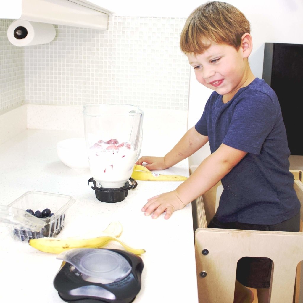 Kids Montessori Cutting Board and Wedge