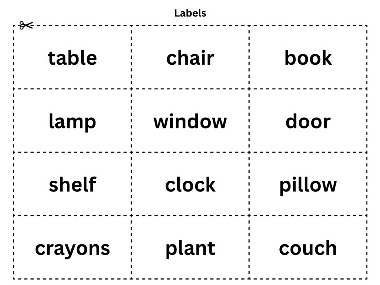 [FREE PRINTABLE] The Label Game