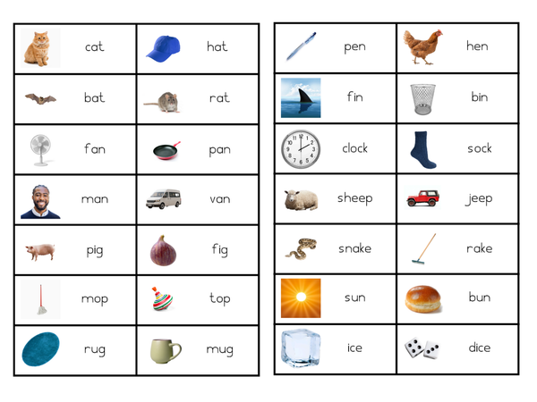 [FREE PRINTABLE] - Rhyming Words Activity - The Montessori Room