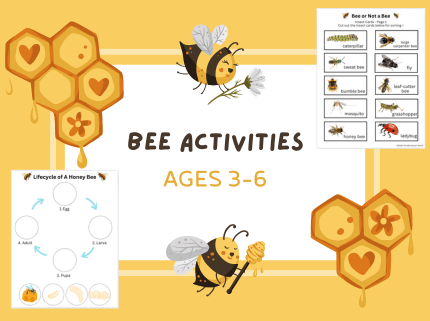 Bee Activities: 3 - 6 Years