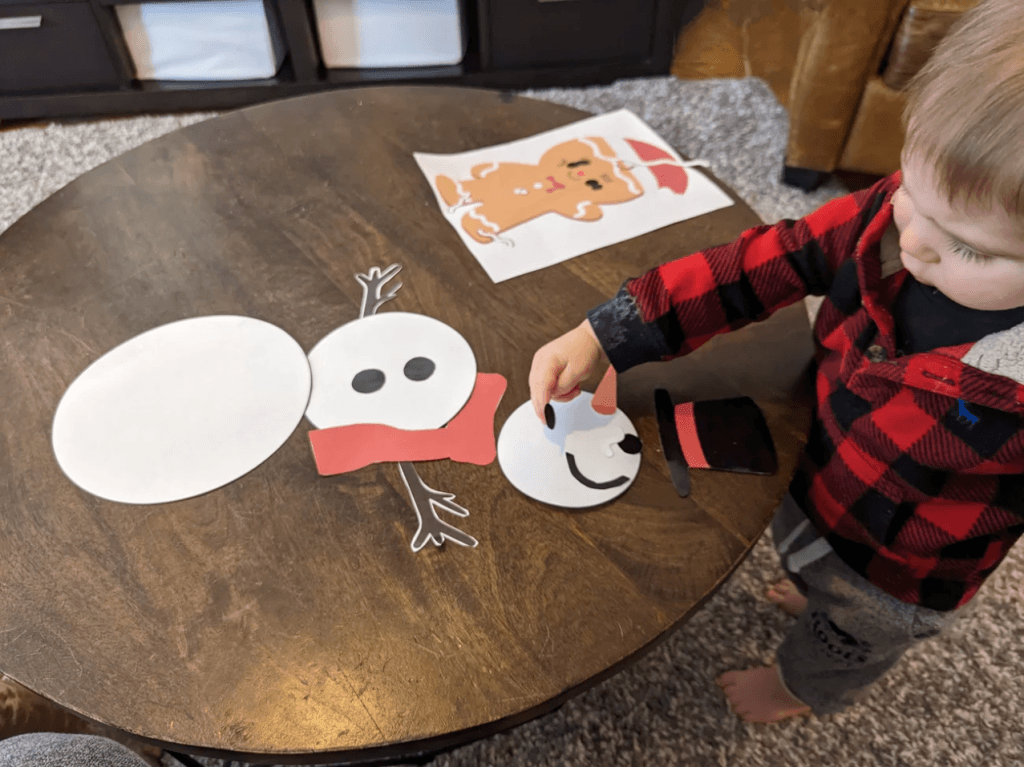 Build a Snowman Inside The House! Free Printable With Lots of Activities