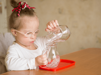How to Introduce Pouring - a GREAT kitchen skill