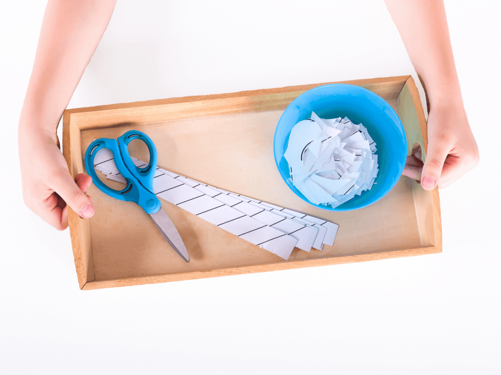 One tip for introducing scissors: Use play dough!