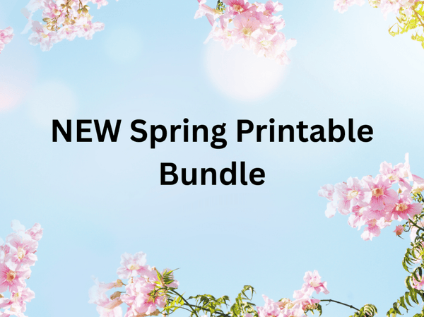 Product Spring Print NEW Spring Printable Bundle - 7 New Activities - The Montessori Room