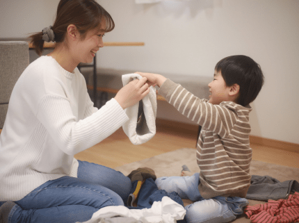 There are SO many simple learning opportunities - by just doing laundry...