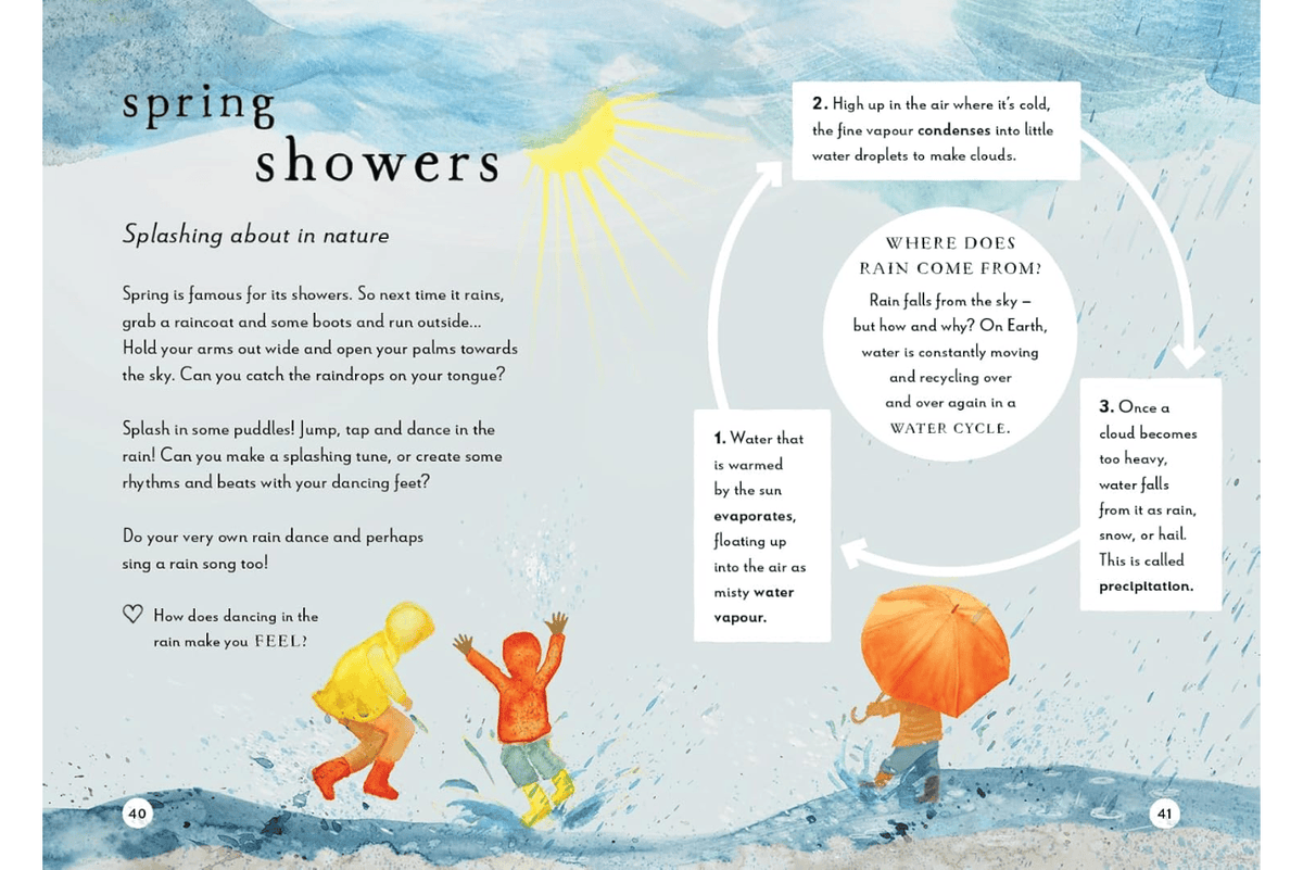 Penguin Random House Book A Field Guide to Spring: Play and Learn in Nature by Gabby Dawnay  [HARDCOVER]