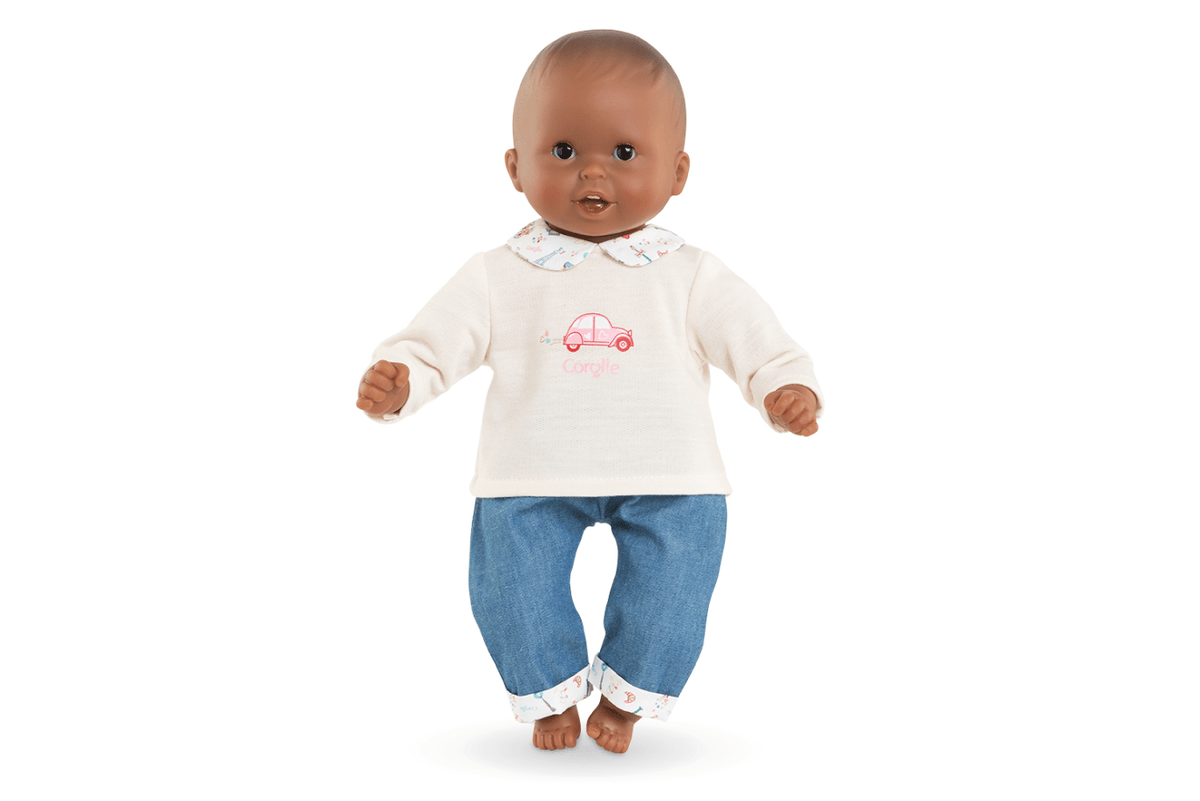 K.I.D. Toys Inc. Long Sleeve T-Shirt & Jeans Corolle Doll Outfits - For 30cm (12") Dolls (Multiple Styles Available)