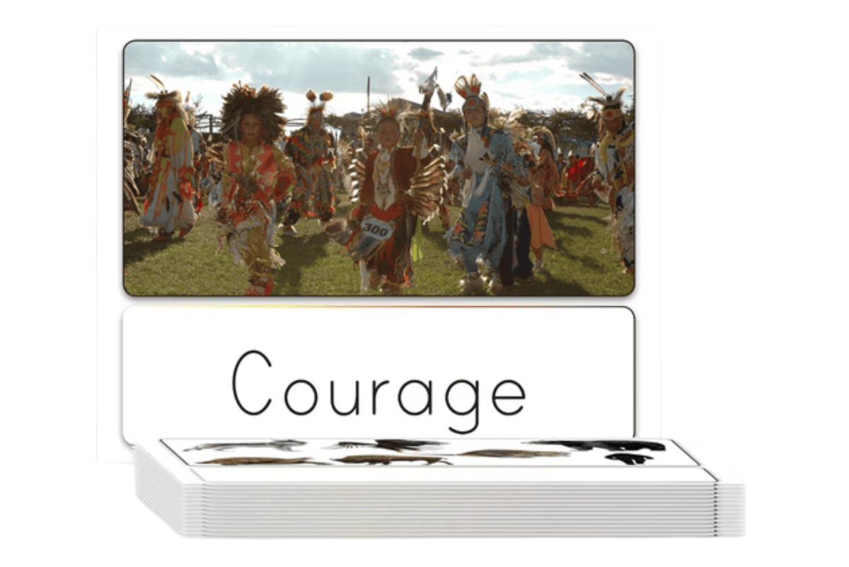 Indigenous Reflections Inc. 7 Teachings Indigenous Picture/Language Card Sets
