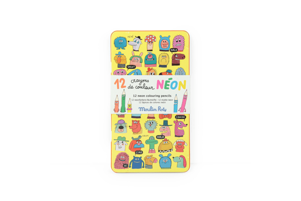 12 Neon Colouring Pencils