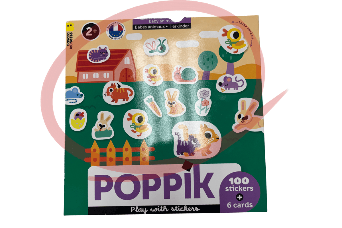 Fire the Imagination Baby Animals My First Sticker Cards [Baby Animals] - Damaged Packaging - FINAL SALE