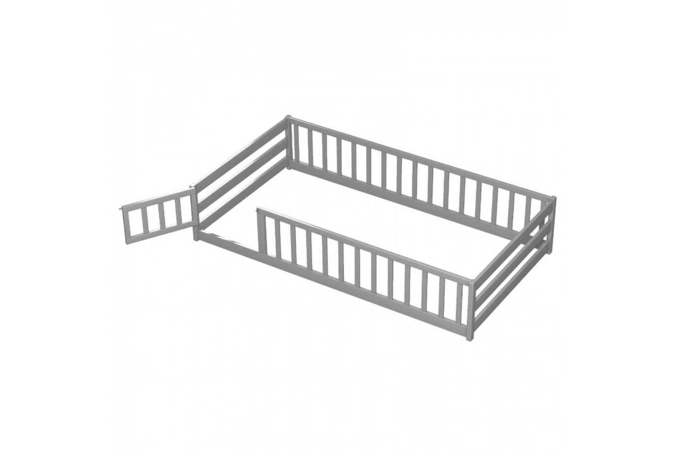 Costway Grey Montessori Floorbed - Twin