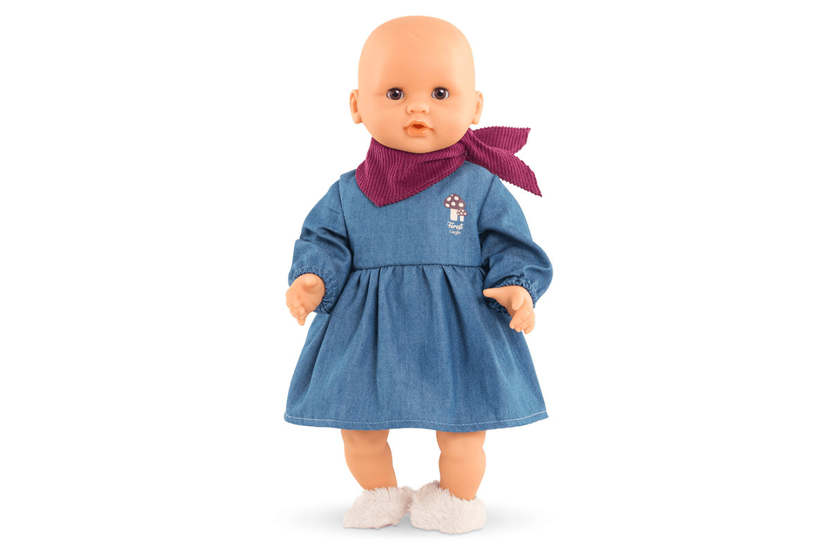 K.I.D. Toys Inc. Jean Dress & Scarf Corolle Doll Outfits - For 30cm (12") Dolls (Multiple Styles Available)