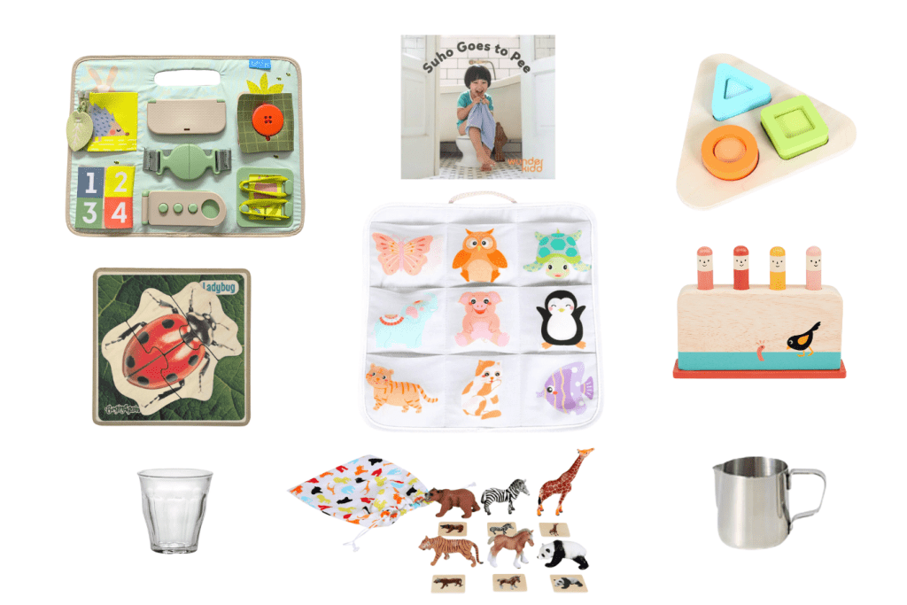 The Play Kits by Lovevery, Lovevery, Montessori toy subscription, buy Lovevery item individually, Lovevery Canada, Lovevery in store, The Realist Playkit, 19 - 21 Months, The Companion Playkit, 22 - 24 Months, The Montessori Room, Toronto, Ontario, Canada.
