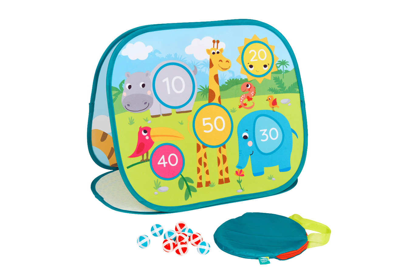 K.I.D. Toys Inc. Toss & Score Velcro Ball Dartboard