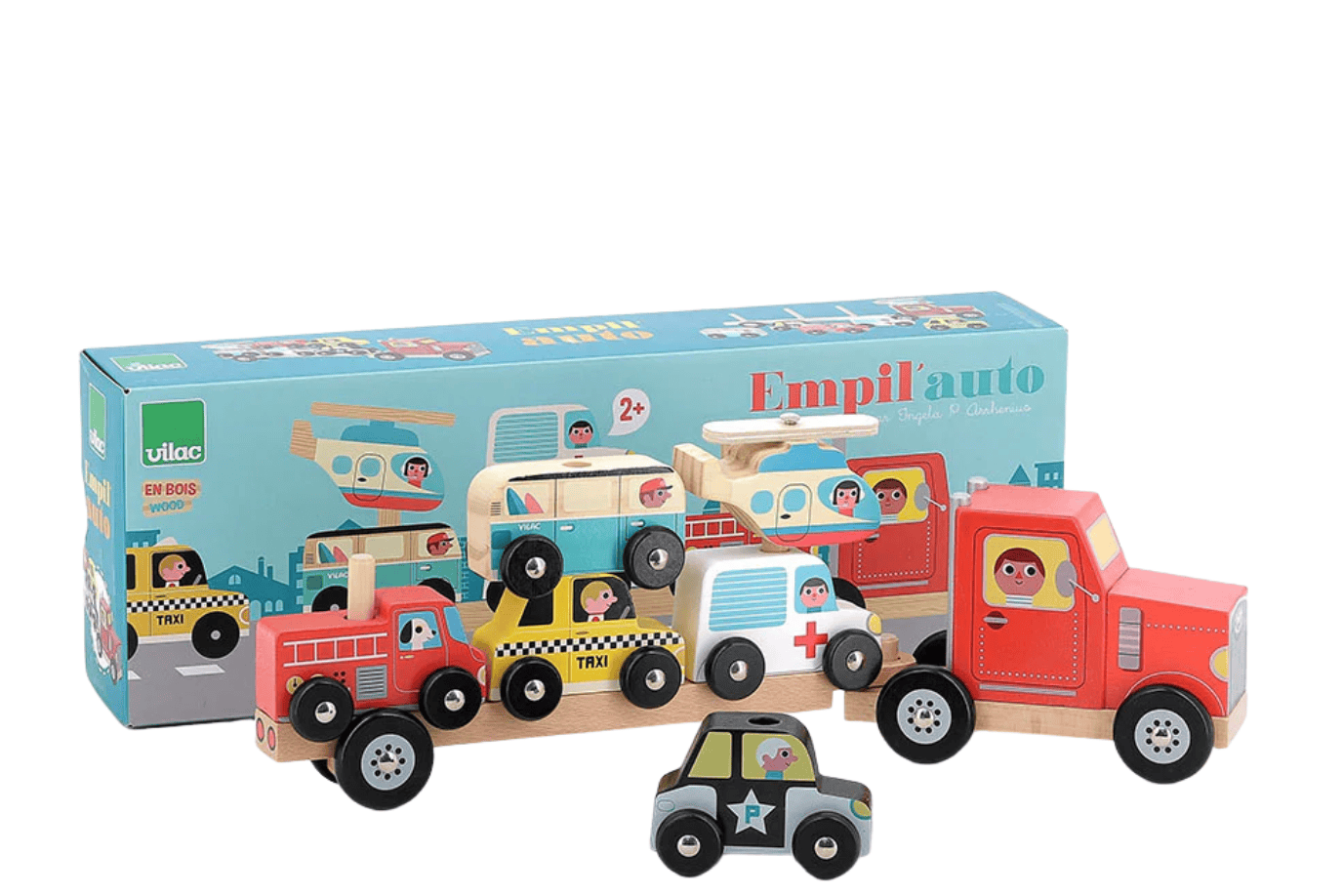 Fire the Imagination Vilac Wooden Transport Truck