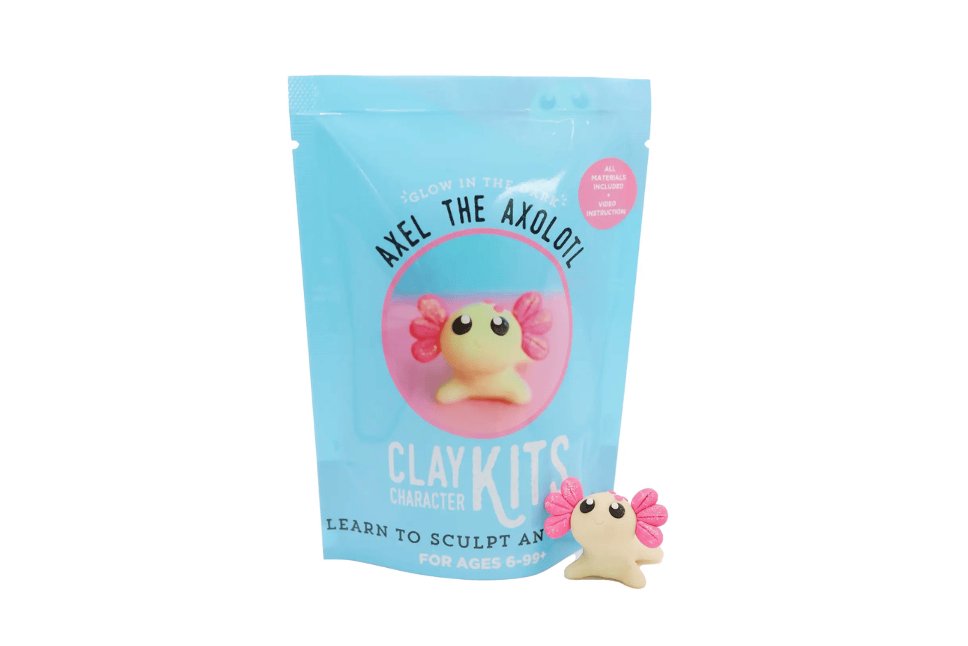 The Make Station Axel the Axolotl The Make Station | DIY Clay Kits