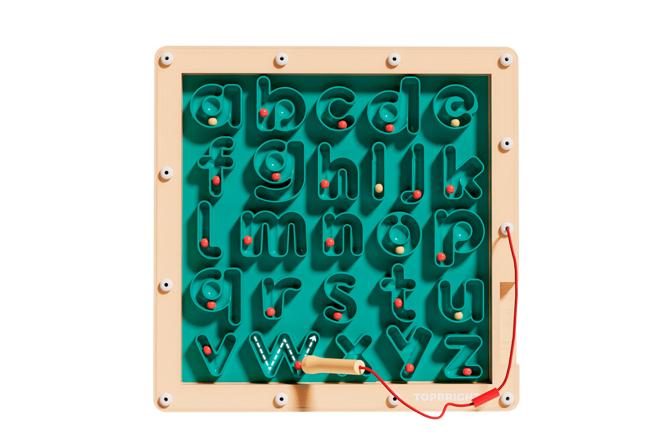 K.I.D. Toys Inc. Topbright - Magnetic Alphabet Tracing Board