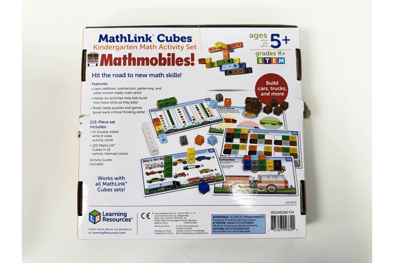 Playwell Mathlink Kindergarten Math Activity Set: Mathmobiles! - Damaged Box - FINAL SALE
