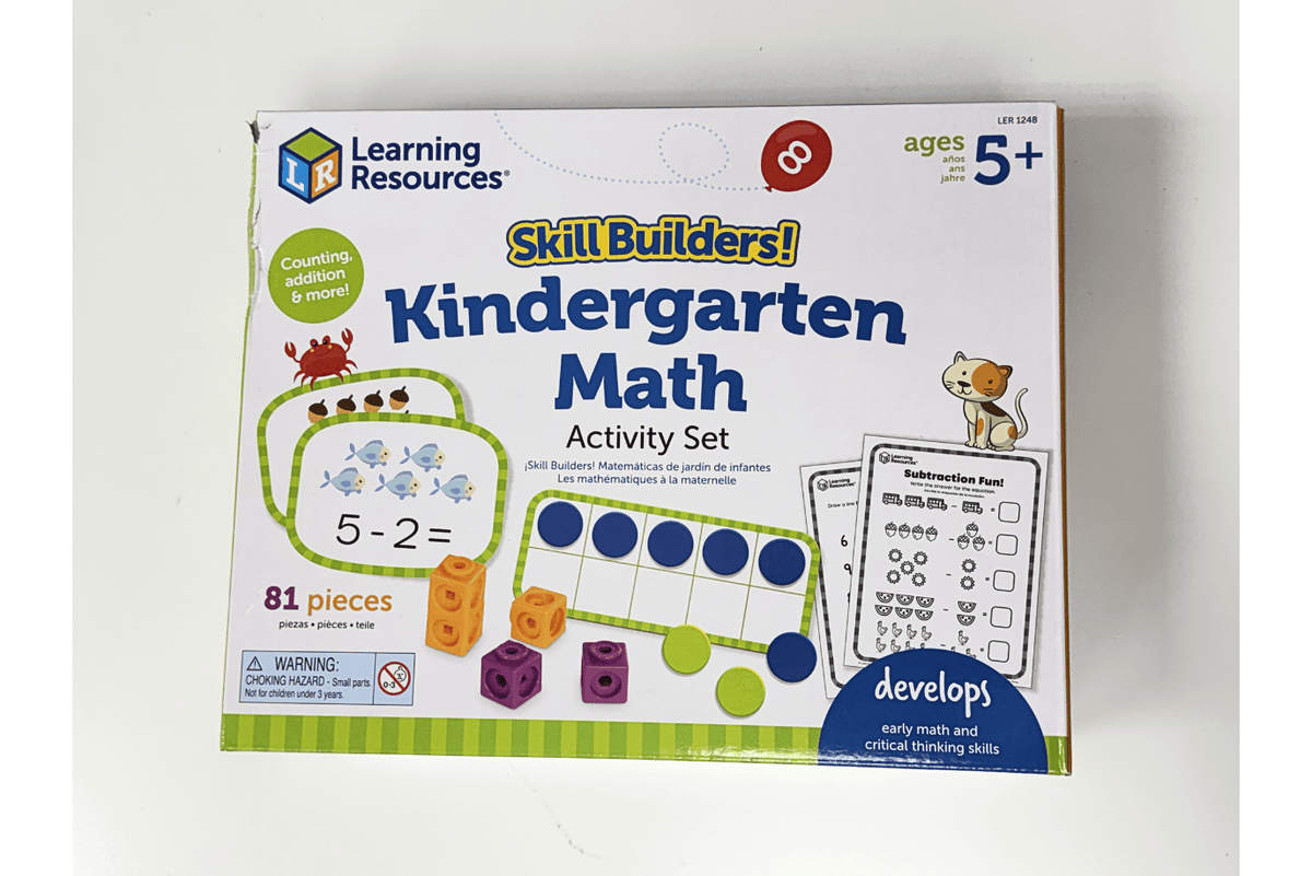 Playwell Skill Builders! Kindergarten Math - Damaged Box - FINAL SALE