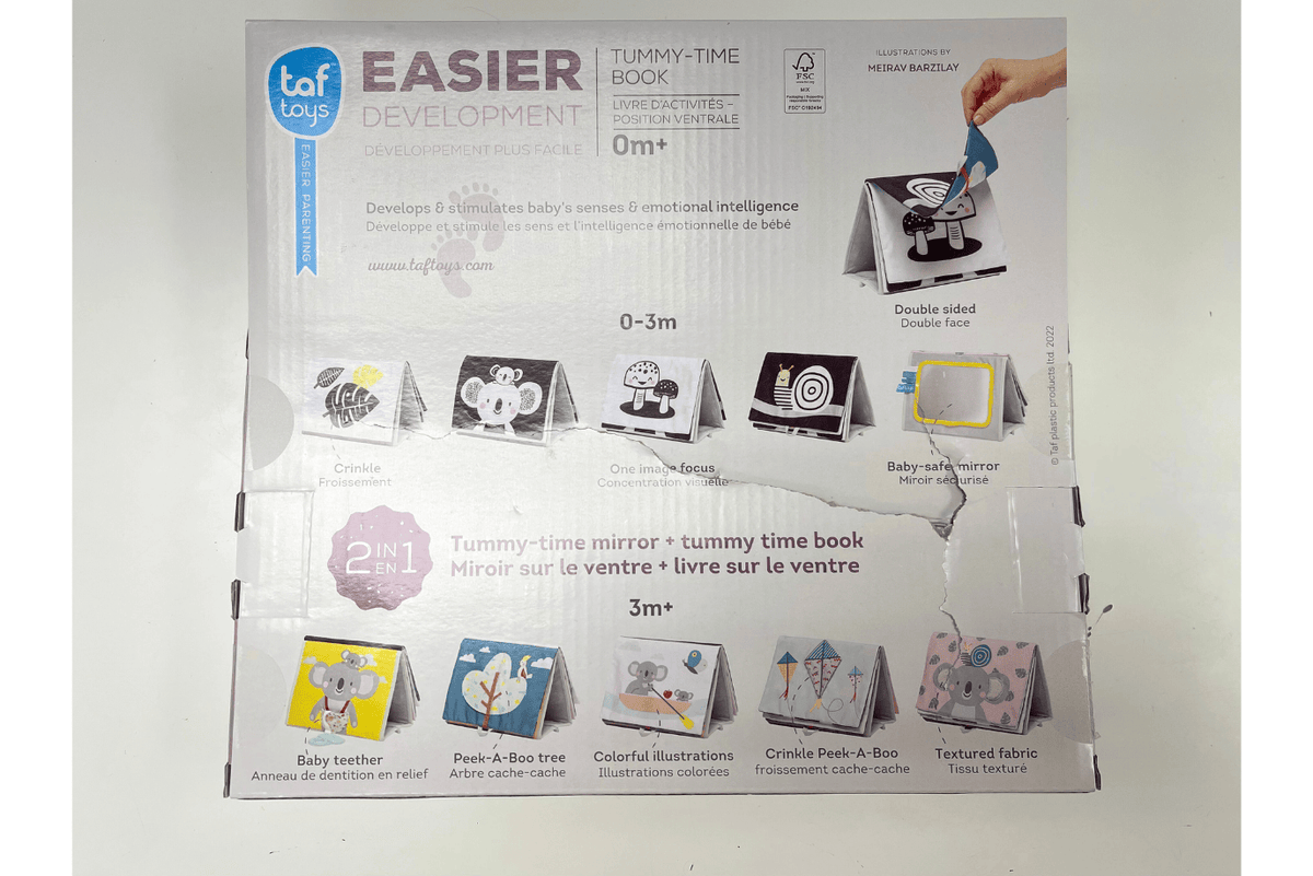 K.I.D. Toys Inc. Koala Tummy-Time Book - Damaged Box - FINAL SALE