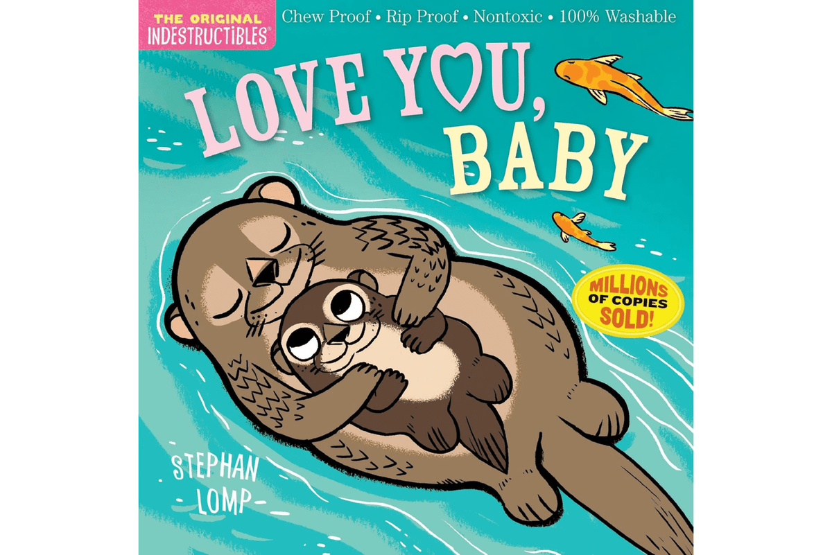 Indestructibles: Love You, Baby, books for babies, books for infants, books for newborns, Indestructibles series, books that won&#39;t rip, books baby can chew on, travel books for babies, books that won&#39;t tear, best books for babies, best gift for newborn, best baby shower gift, The Montessori Room, Toronto, Ontario, Canada. 