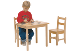 Solid Maple Wood Children’s Table and Chair Set