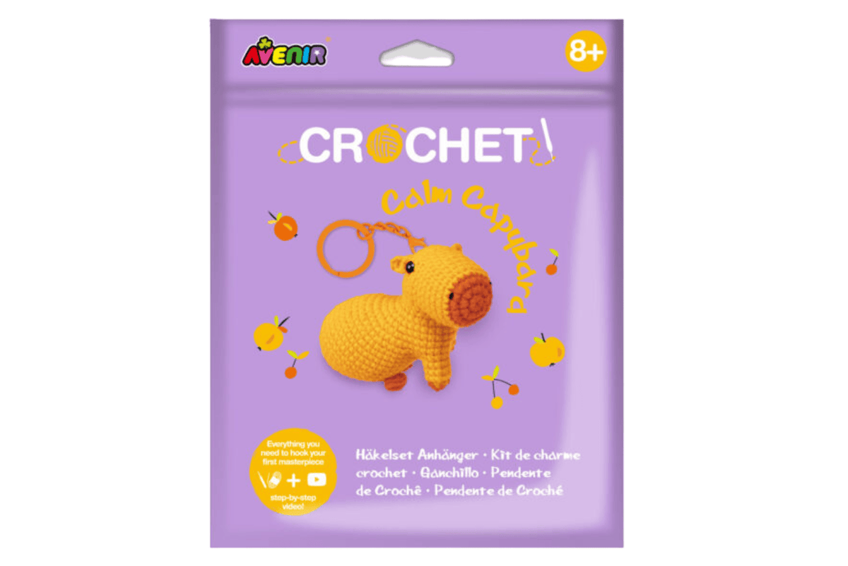 Playwell Calm Capybara Avenir Keychain Crochet Kits
