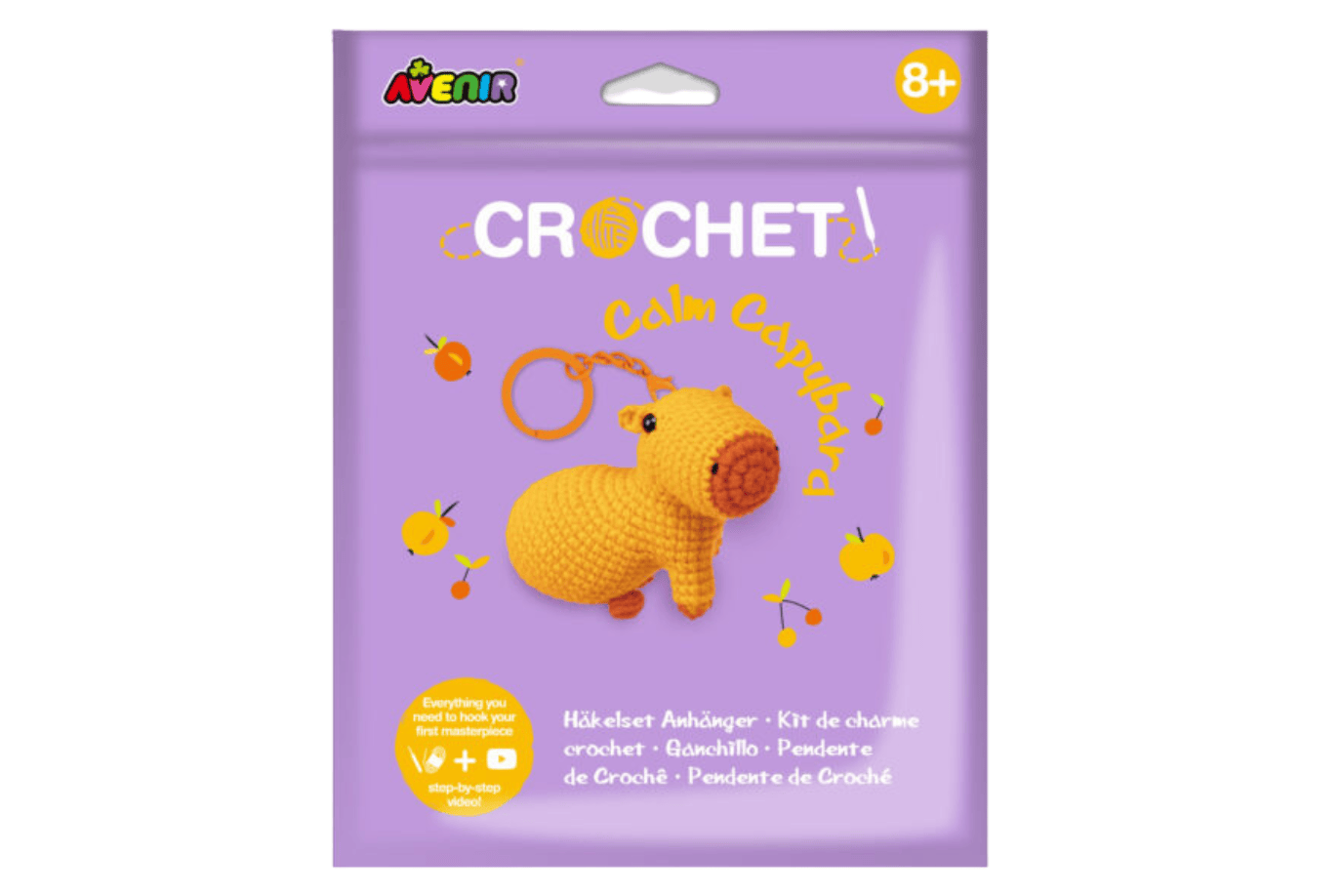 Playwell Calm Capybara Avenir Keychain Crochet Kits
