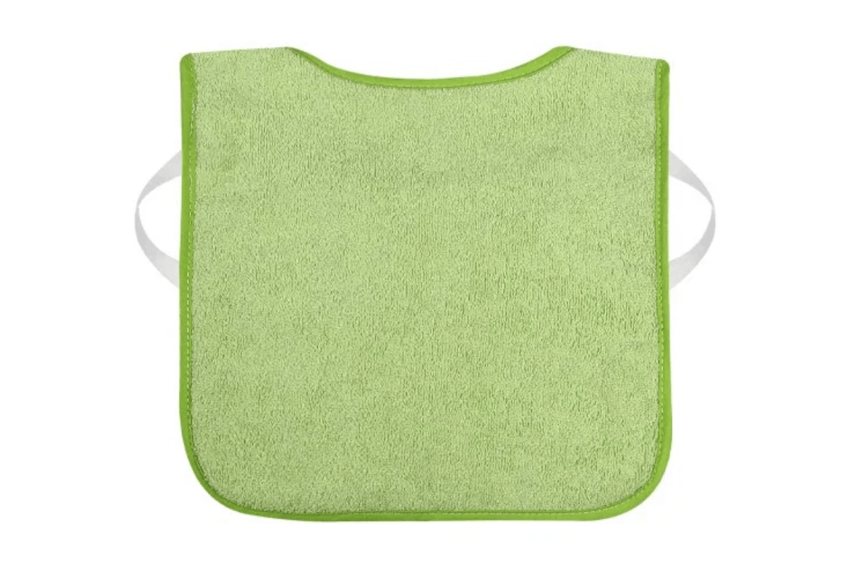 Adena Montessori Bright Green Toddler Towel Apron