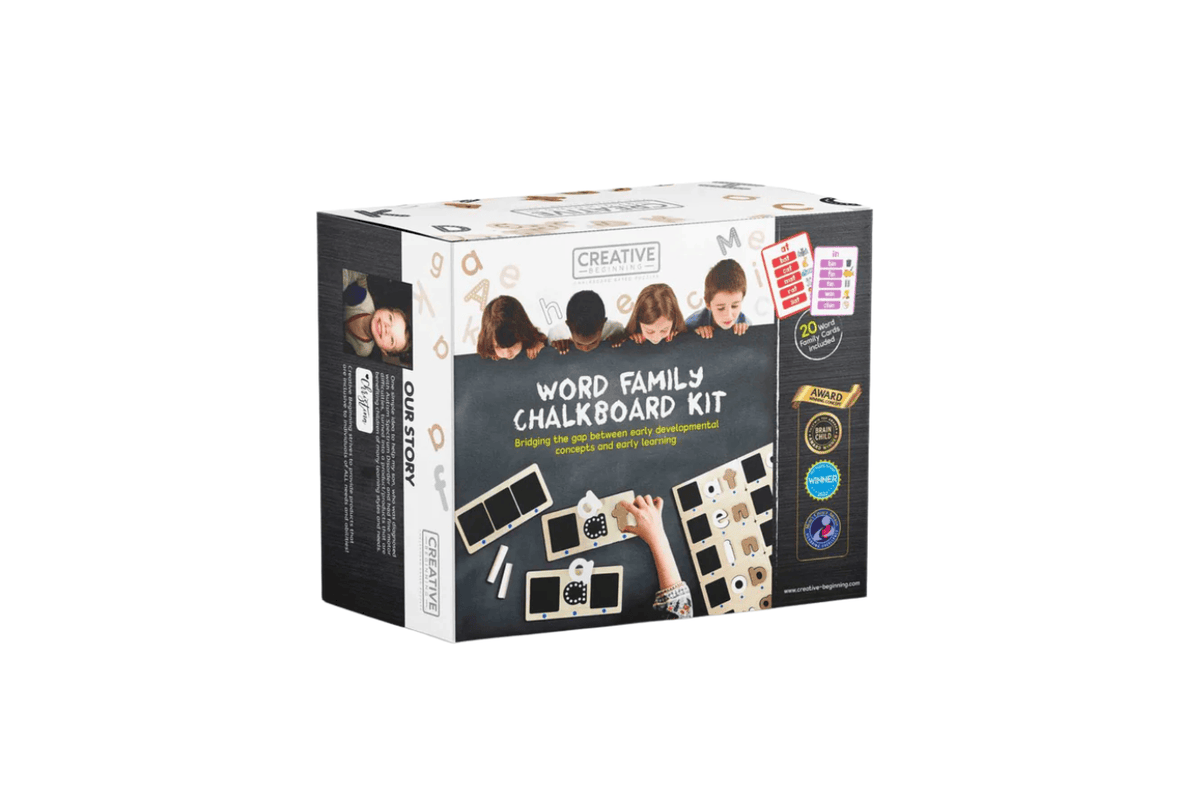 Creative Beginnings Word Family Chalkboard Kit