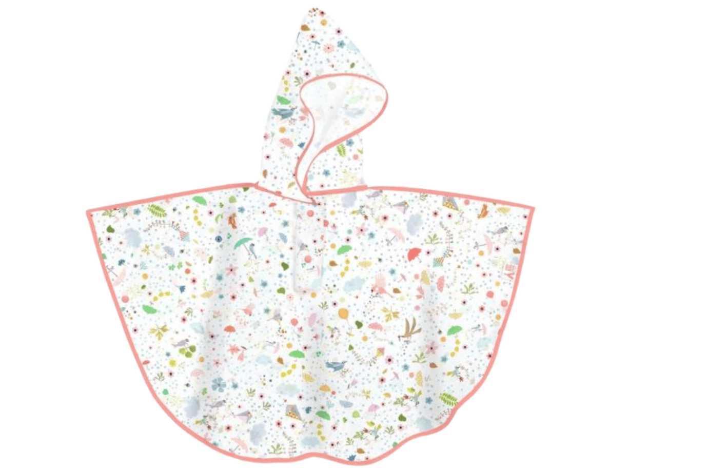 Ilo Lightness Djeco Rain Cape for 5-7 Year Olds