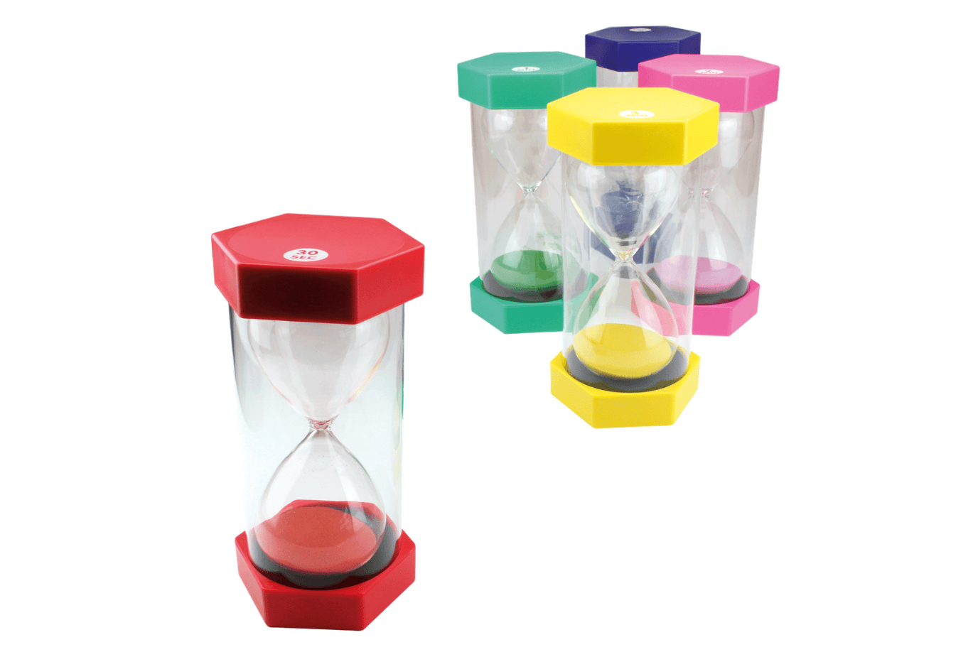 Playwell Beleduc - Set of 5 Sand Timers