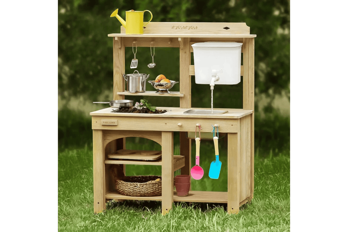 Tinyland Award-Winning Wood Mud Kitchen