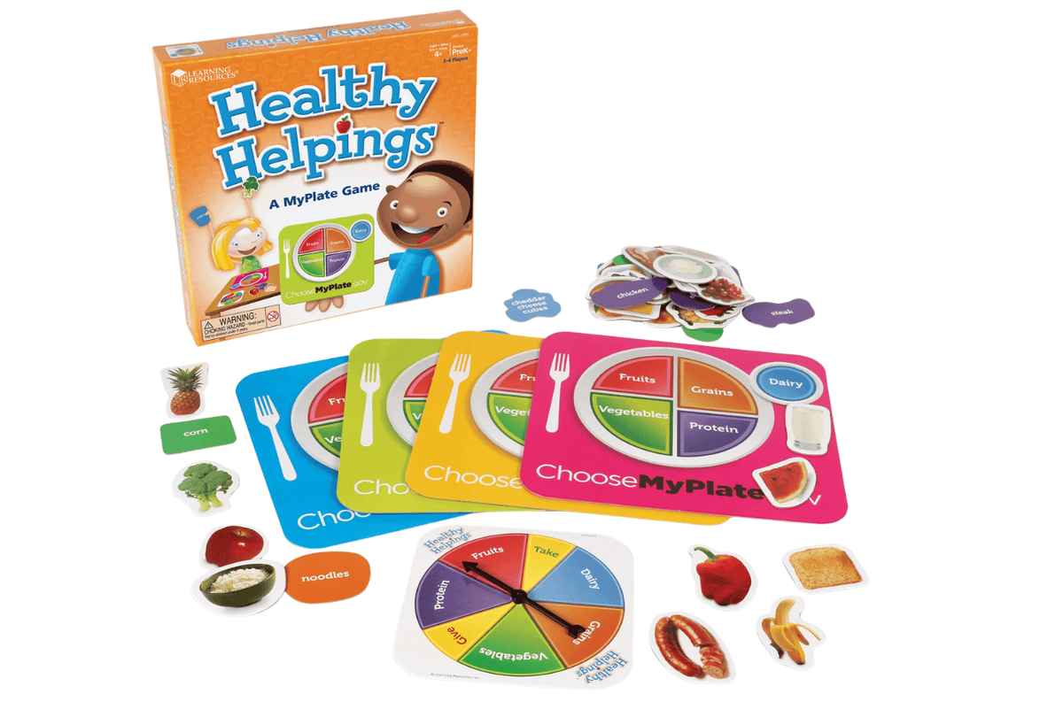 Learning Resources Healthy Helpings: A My Plate Game