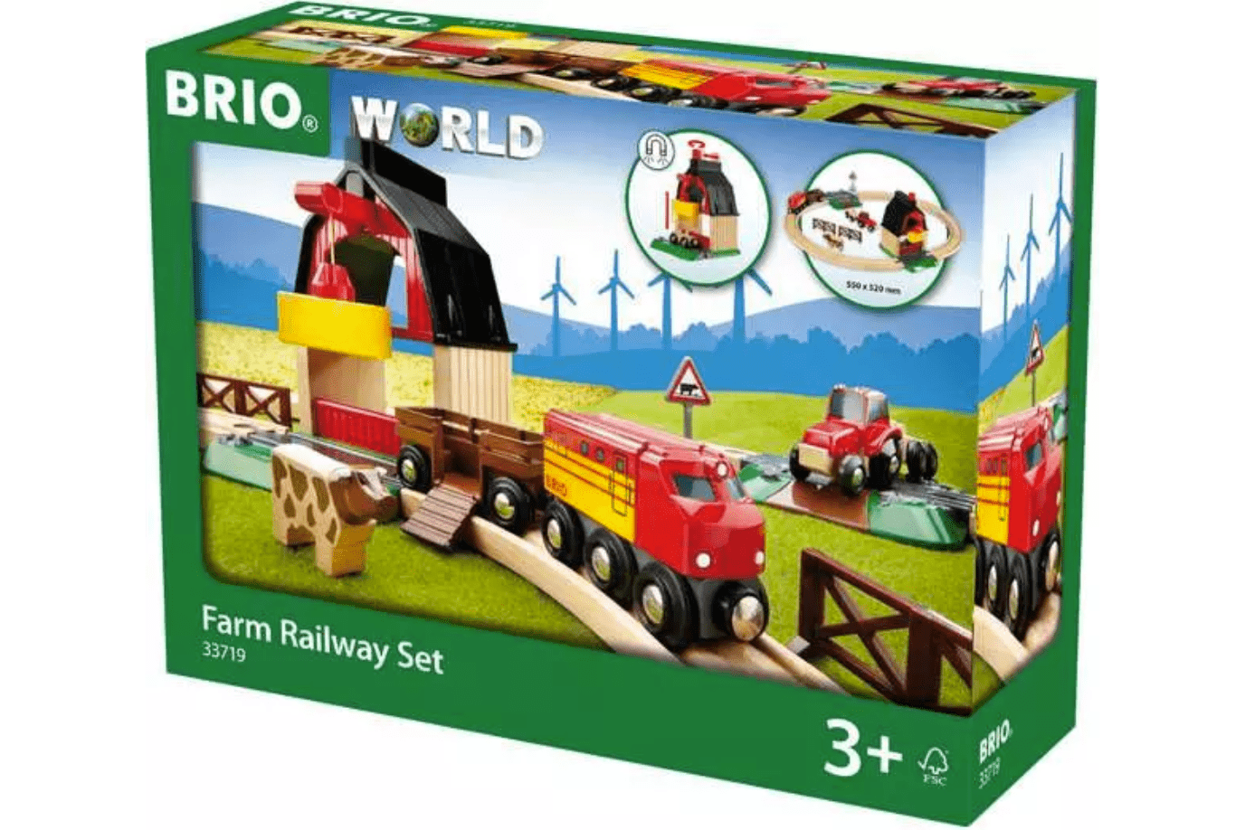 Brio Farm Railway Set