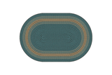 Braidful in Nature Colours Oval Classroom Rug (Two Colours & Sizes Available)