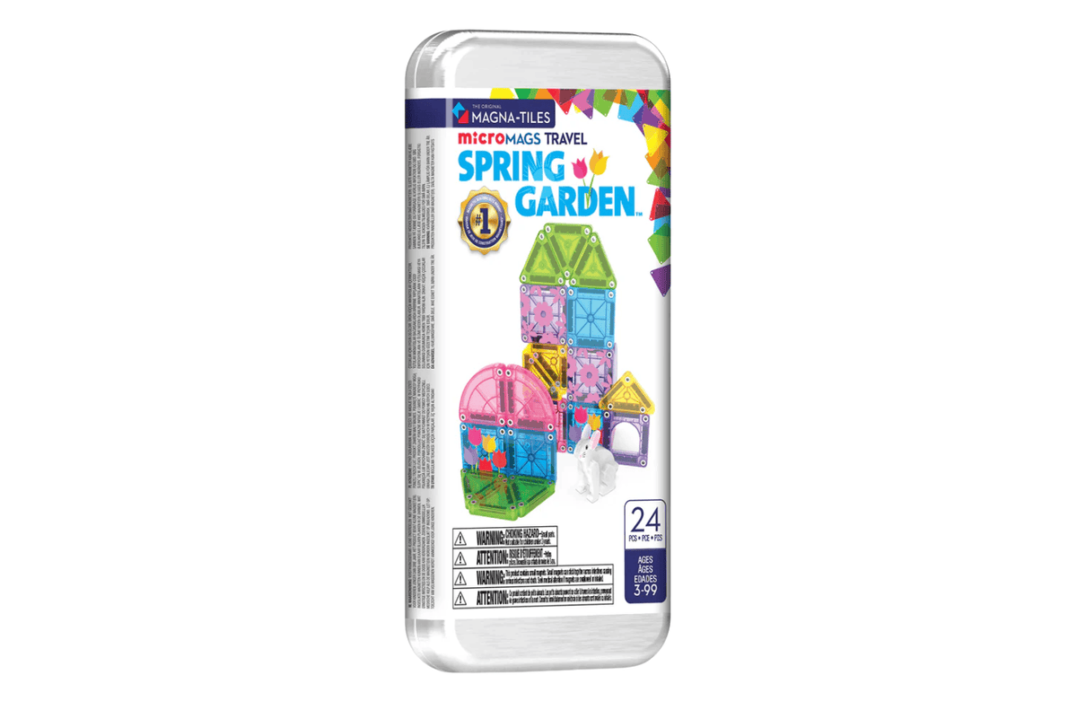 Valtech Magna Tiles MAGNA-TILES® microMAGS Spring Garden 24 Piece Travel Set