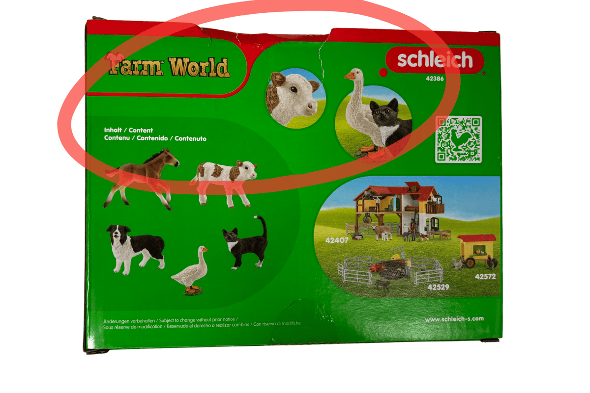 schleich Set 2 Schleich Farm Animals [Set 2] - Damaged Box - FINAL SALE