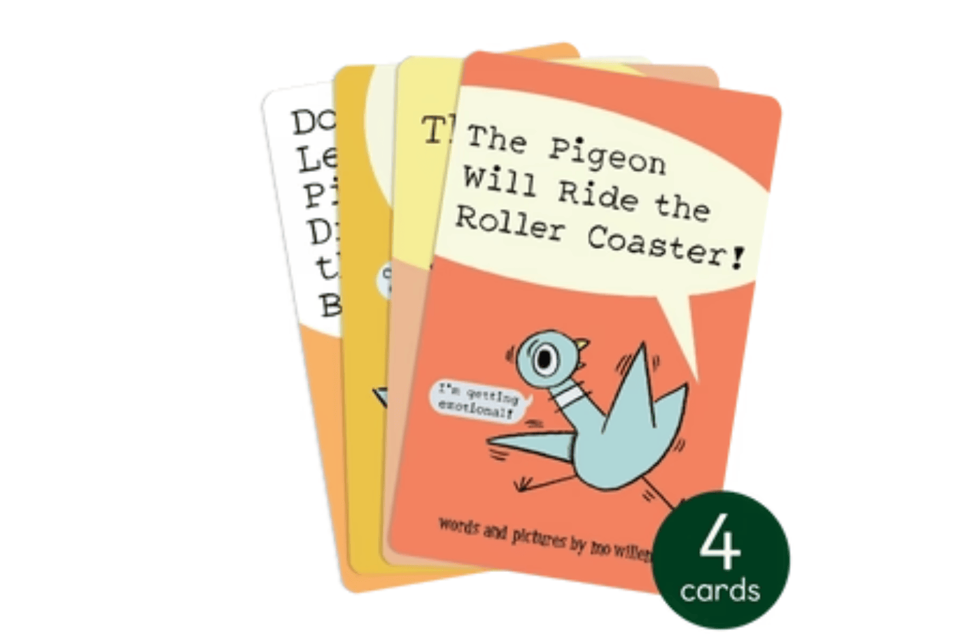 Yoto Play Yoto Card Pack: Don't Let the Pigeon Drive the Bus (4 Cards)