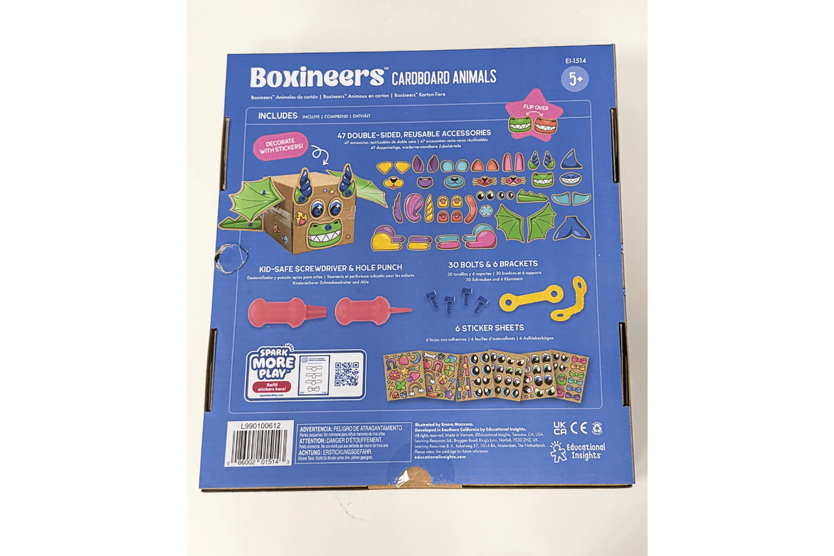 Playwell Animals Boxineers™ Cardboard Building Kits - Damaged Box - FINAL SALE