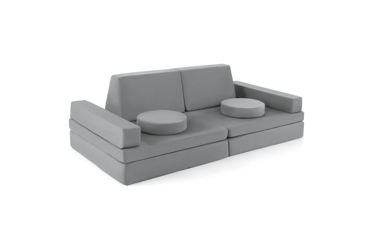 Costway Grey 10 Piece Children’s Play Couch