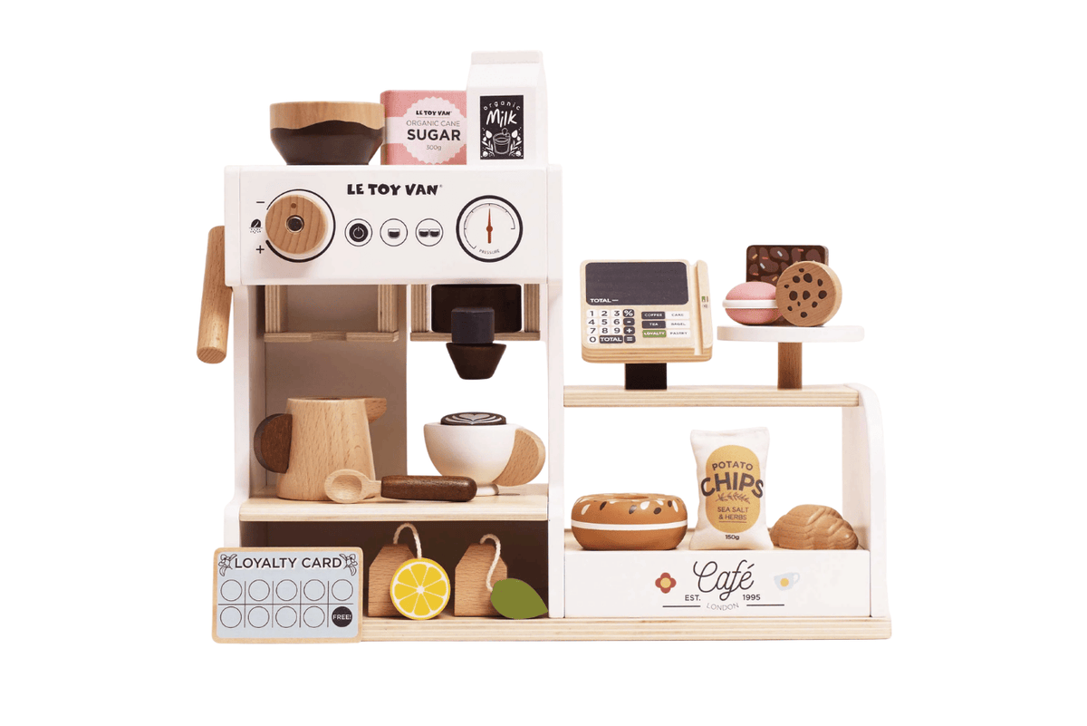 Fire the Imagination Le Toy Van Tabletop Barista Café Shop