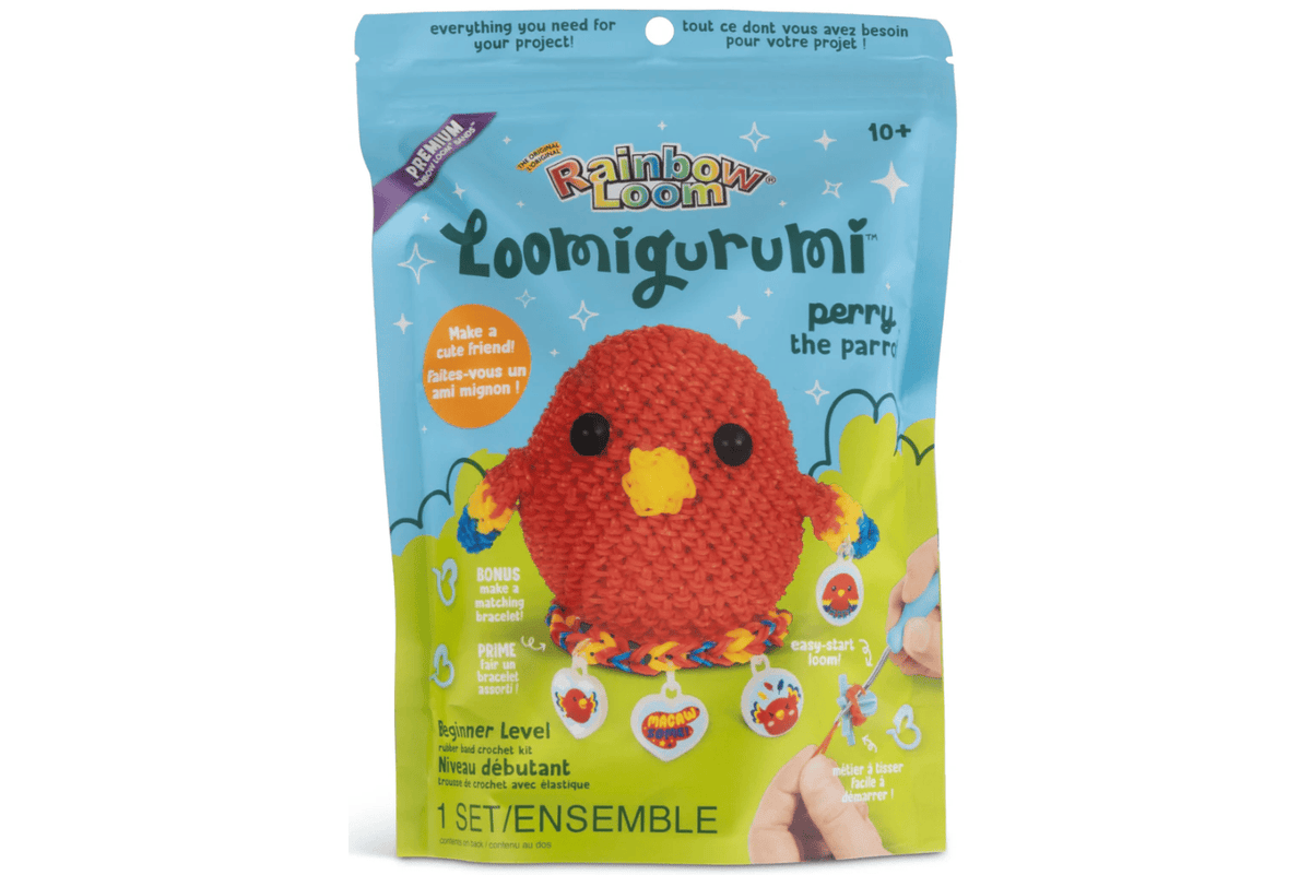 Playwell Perry the Parrot Rainbow Loom Loomigurumi Kits (Various Styles Available)