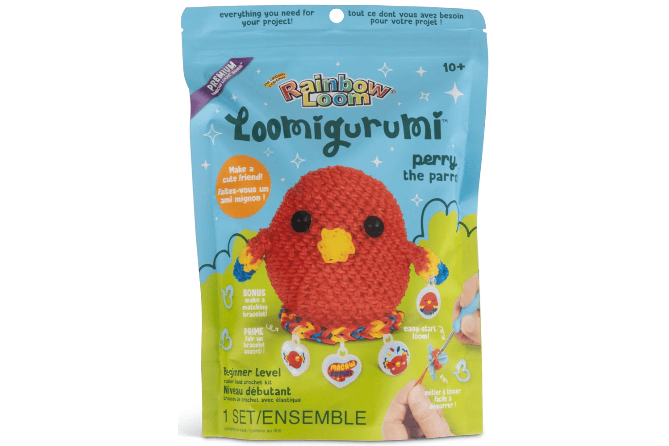 Playwell Perry the Parrot Rainbow Loom Loomigurumi Kits (Various Styles Available)