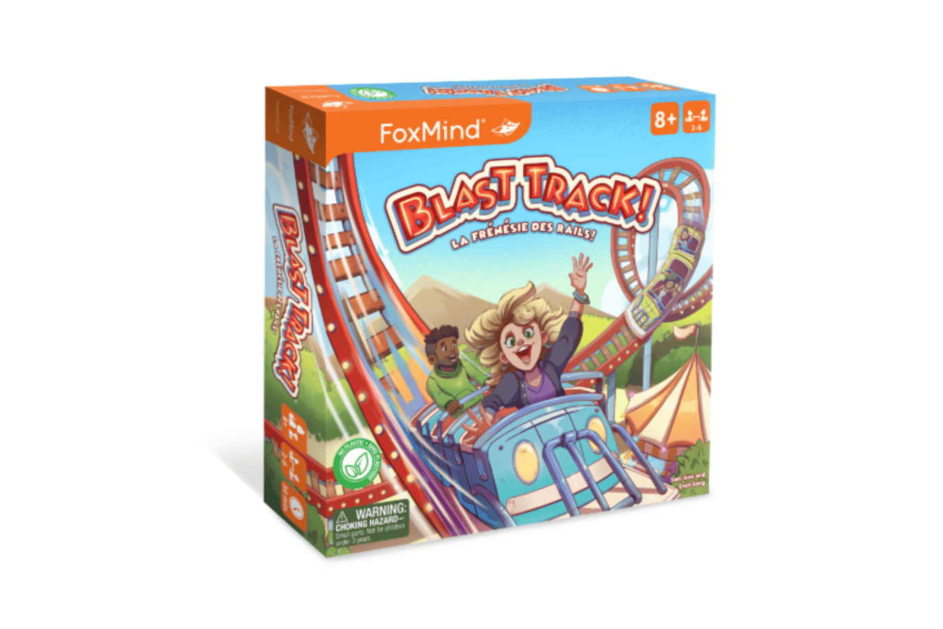 FoxMind Blast Track - Rollercoaster Building Game [Ages 8+]