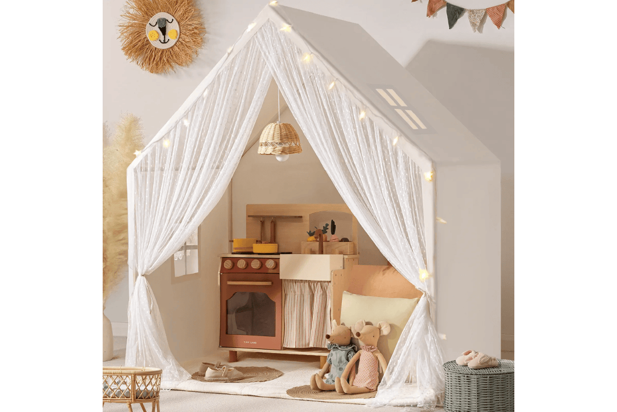 Tiny Land® Large Space Play House with Star Lights