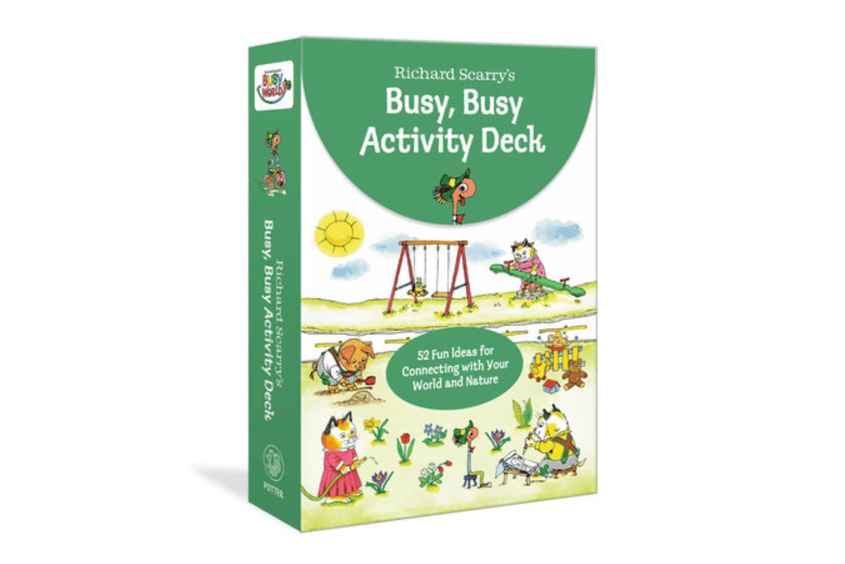 Richard Scarry's Busy, Busy Activity Deck: 52 Fun Ideas for Connecting with Your World and Nature